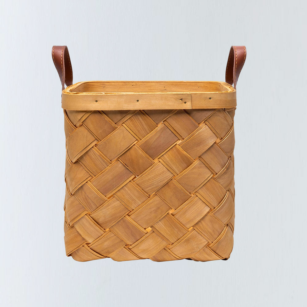 Asian Woven Round Basket